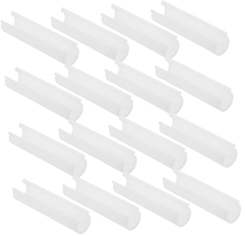 VICASKY 16 pinzas de invernadero de PVC resistentes para fijación rápida y fácil de láminas y telas de sombra para agricultores