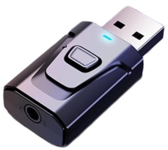 USB Bluetooth Transmitter for TV with Clear Sound Quality Plug and Play Stable, 5.0 Bluetooth Adapter for TV/Car/PC Audio Adapter