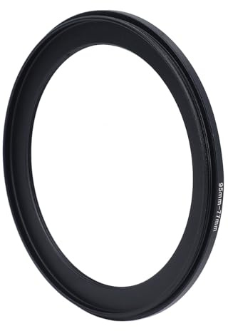 Tbest Adaptador de Filtro de Lente Profesional de Aleación de Aluminio de de 95 Mm a 77 Mm Conversión de Cámara para Entusiastas de la Fotografía