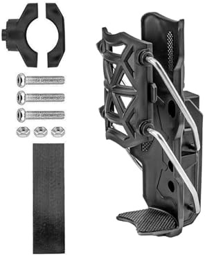 Porte Bidon Adaptatif pour Vélo Porte Boisson Vélo Rotation à 360 Degrés Conception à Pince Automatique Porte Bidon pour Moto Convient à la Plupart des Vélos et Motos (Noir)