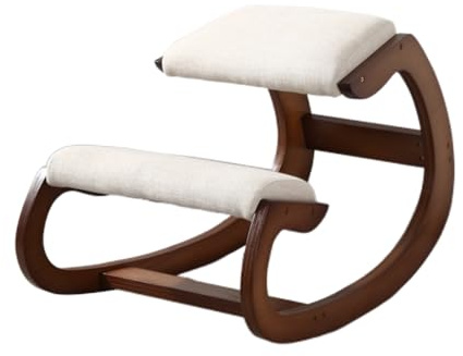 Generisch Kniestuhl, Knie-Schreibtischstuhl Aus Holz, Ergonomischer Haltungsstuhl Mit Hochelastischem Schwamm, Haltungskorrektur for Das Büro Zu Hause(Color 2)