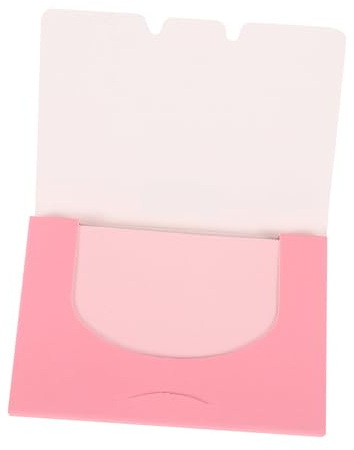 Ölabsorbierende Blätter 100 Stück 3 Stück-pack Papier Rosa für Gesicht | Doppelseitig, Dünn und Sofort Saugfähig, für T-zone und Nase bei Pflege oder Make Up