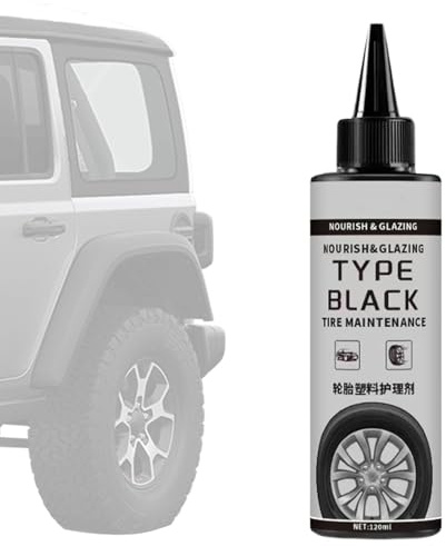Recubrimiento Brillante para Neumáticos | 120 ml Antimanchas - Spray Restaurador de Brillo para Neumáticos,Para Conductores Profesionales Y Principales Garaje Furgoneta Sedán