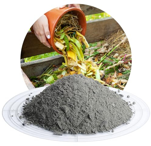 Schicker Mineral DiaKarbon Kompostkraft 5 kg, Urgesteinsmehl, Pflanzenkohle | Diabas, Kompostveredelung, verwandelt Komposterde zu Terra Preta, Nährstoffbindung, Wasserspeicherung, Kompostbeschleunigung