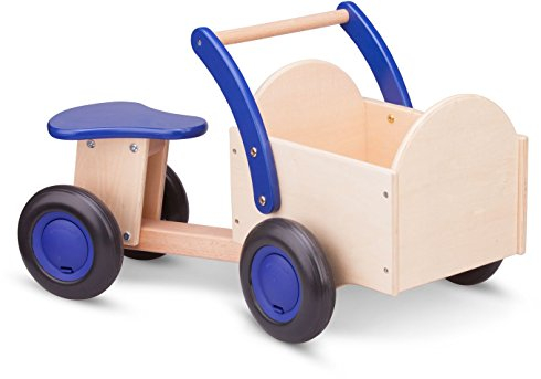 Carrier Bike - Natural/Blue