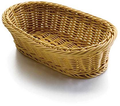 LACOR 63480 - Cesta De Pan Oval 19x14x8 cm - Uso Profesional y Doméstico | Para presentar y servir aperitivos; diseñado para acompañarte en tus preparaciones diarias con comodidad y buen resultado