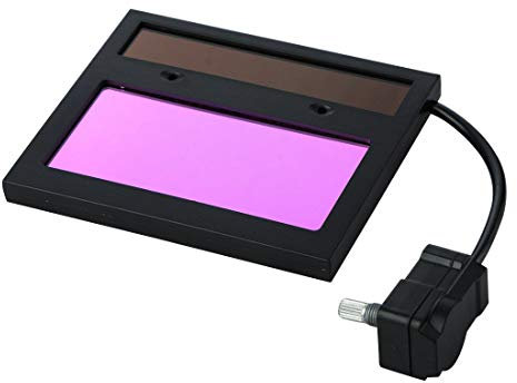 Edinstry HA0548 Solar Auto Darkening Welding Helmet Goggle Lens, Welding Helmet Replacement Lens, Welder Tool Kit