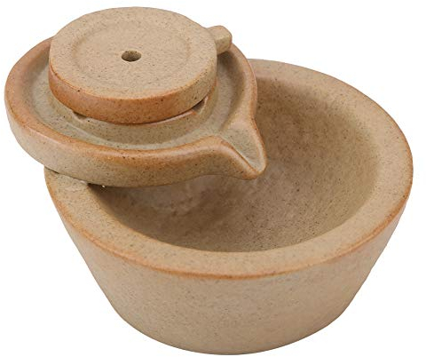 Quemador Incienso Cuenco Cascada Quemador Conos Incienso de Cerámica Humo Cascada Backflow Joss Stick Holder Tower Creativo Incensario Suministros de Aromaterapia decoración para El Hogar (#1)