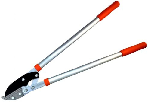 Podadera de dos manos 75cm. Cizalla con yunque ideal para ramas secas y duras. Cortes suaves y limpios 40mm Antiadherente, Sujeción segura. Contracuchilla en forma de gancho