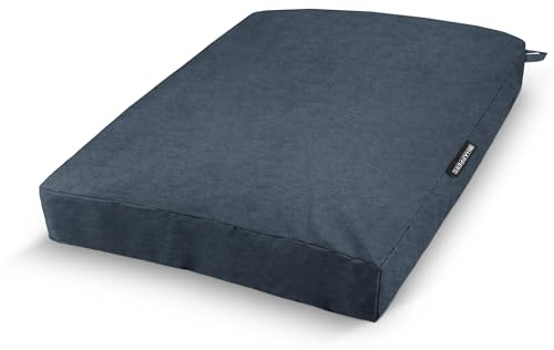 HAPPERS Cojín de Suelo Naylim Mate Impermeable Multiusos para Exterior, Banco y Palets - Comodidad y Versatilidad en un sólo Cojín Gris petróleo 60x80