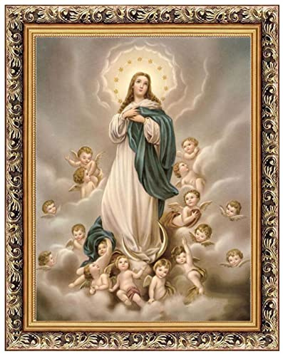 Mother Mary 5D DIY Diamond Painting Kits Full Drill Strass Stickerei Kunst Kreuzstich für Wanddekoration 30,5 x 40,6 cm Lustiges Geschenk (Bild #10)