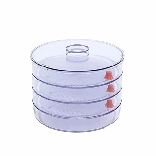 SUL Sprout Maker Box for Sprouting Seeds with 3 Seed Trays, Hygienic Germinator Sprouter Seed Maker with Lid, Stacking Sprouter Trays for Bean Sprouts, Legumes and Grains