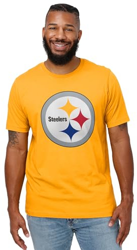 FOCO NFL laglogotyp kortärmad t-shirt, huvudfärg, XX-Large, grundfärg, XXL