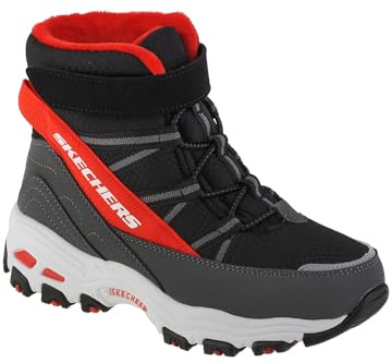 Skechers Chaussures de trekking unisexes pour enfant, Noir, 34 EU