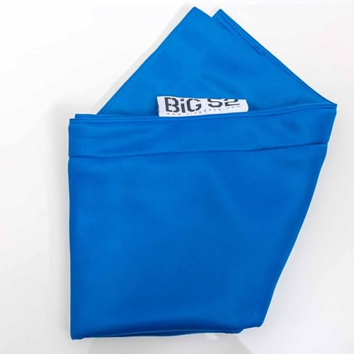 LIVEDECO - Housse Vide Pouf Géant XXL, Flottant pour Piscine, Bleu Pool BiG52