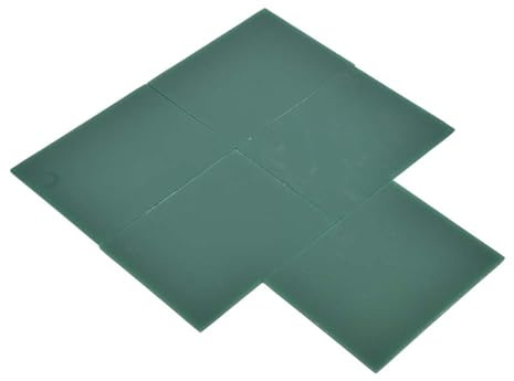 Fogli di Cera per Gioielli per Fusione e Intaglio - Strumenti per Oreficeria da 2 Mm, Mattoni in Cera a Blocchi, Piastre in Cera per Scolpire, Confezione da 5