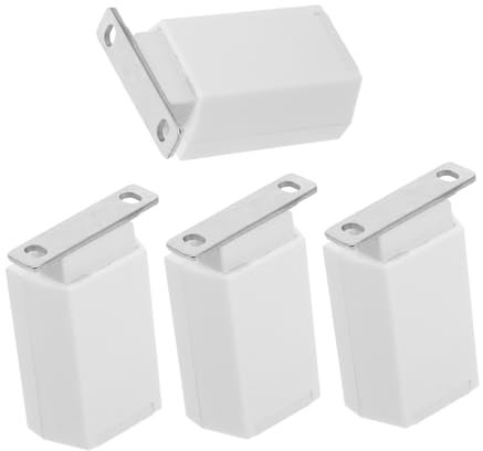 CATIEBYE 4pcs Invisible Door Magnetic Door Keeper Magnetic Cabinet Latch for Cabinets
