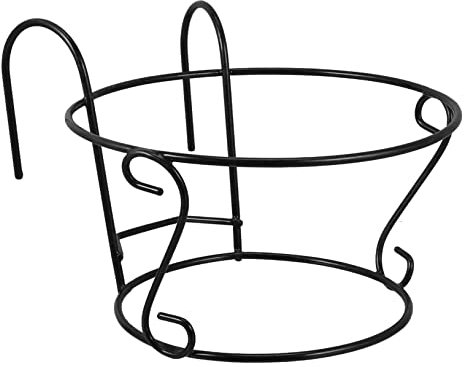 Toddmomy Vaso Per Balcone Appendiabiti Da Parete Per Fiori Organizer Contenitore Per Piante Vaso Per Riporre Fiori Materiale Durevole