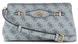 GUESS Katya Crossbody Top Zip Slate Logo