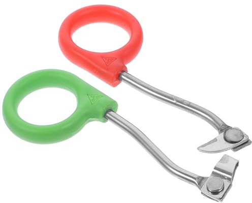 Mikikit 2 pezzi Cutter per Rami ad Anello Triangolo Strumento da Giardino per Potatura e Rimozione Corteccia Taglierino Antiruggine per Alberi da Frutto e Piccoli Arbusti