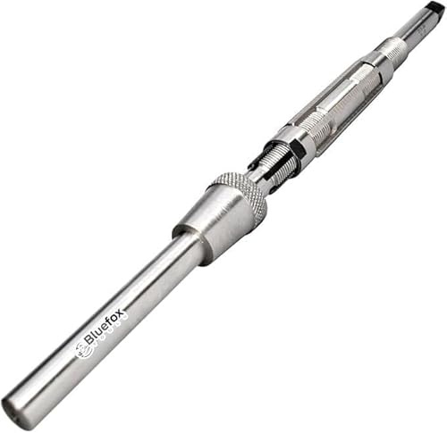 BLUEFOX TOOLS H17 Adjustable Hand Reamer with Solid Pilot | 2 7/32 - 2 3/4 (56-70mm) | High Speed Steel King Pin Reamer | Floating Pilot Sleeve | Precision Line Reaming Tool