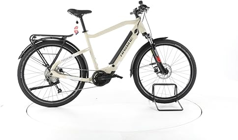 HAIBIKE E Bike Trekking 4 Trekking E-Bike Herren 27,5 Zoll Elektrofahrrad, Yamaha 60 Nm 500 Wh, 9 Gänge, Hydraulische Scheibenbremse 170-178 cm beige (Generalüberholt)