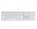Apple Magic Keyboard mit Numeric Keypad (QWERTZ German) Silber (Generalüberholt)