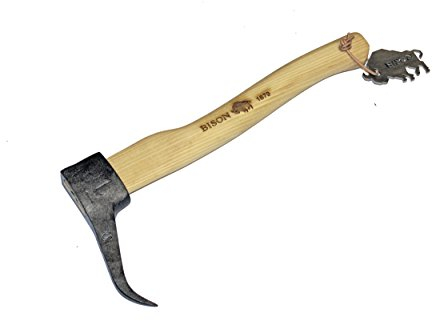Bison Sappie 1879 380mm I Hochwertige Sapie zum Ziehen, Aufheben und Bewegen von Hölzern I Geschmiedeter Stahlkopf 600g mit starker, dünner Spitze