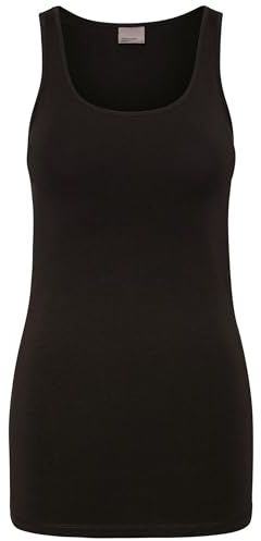 Vero Moda Vmmaxi My Soft Long Tank Top Noos, Camiseta sin Mangas Mujer, Negro (Black), 36 (Talla del fabricante: Small)