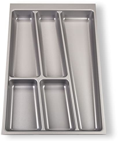 SOTOOLS KÖNIG Besteckkasten II, Silbergrau, 40er Korpus, Breite: 305 mm | Besteckkasten für 40er Korpus.