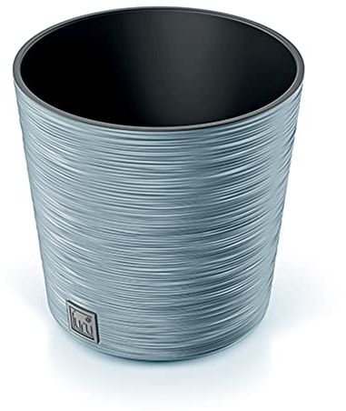 Pot de fleurs avec reserve d´eau 7,5 L gris galet - FURU