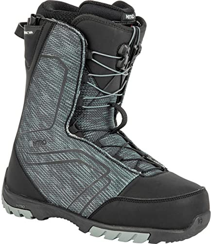 ATOMIC Herren Nitro Snowboards Sentinel TLS '23 All Mountain Freestyle Schnellschnürsystem günstig Boot Snowboardboot, Black, MP 25,0 // EU 38 2/3 // US 7