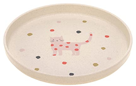 LÄSSIG Assiette enfant sans mélamine, sans BPA, pour lave-vaisselle et micro-ondes/Plate Little Mateys spicy orange