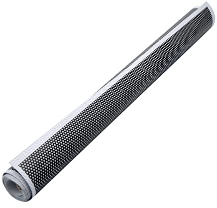 TOTMOX Película autoadhesiva perforada para faros delanteros de coche, 30 cm x 106 cm, color negro ahumado, película de tintado de vinilo