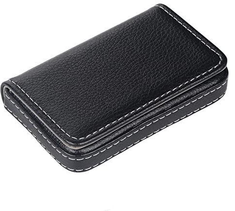 AYCLIF Unisex EU-FEB-BCH-B Visitenkartenetui Kreditkartenetui Namenskarten Etui, Schwarz