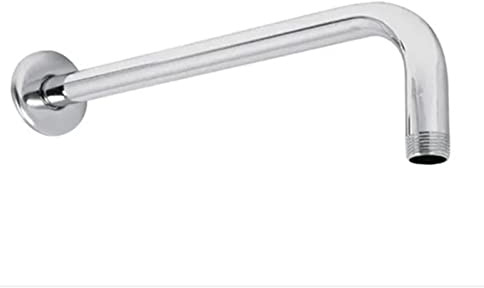 Tubería de Brazo de Ducha Miokycl 50cm Longitud Total 20mm Diámetro Redondo Acero Inoxidable Cromado Resistencia a la Oxidación Brazo de Cabeza de Ducha