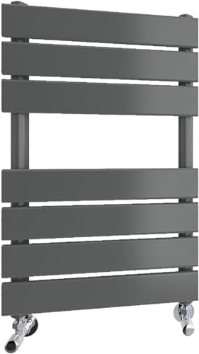 Radbliss Badheizkörper Handtuchhalter 650x400(HxB) mm Anthrazit Flachbildschirm Zentralheizung Leiter RAD