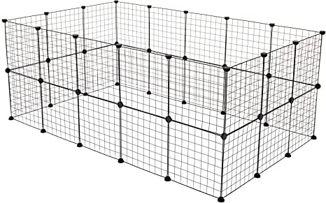 TactFire Parc Enclos, DIY Porte Petit Animal Pet Fence, Cage, Clôture,
