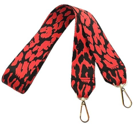 FULUJIDI Taschenriemen Leoparden Tasche Träger Damen Handtasche Breite Gürtel Schulter Umhängetasche Ersatz Gurt Tasche Teil Zubehör Gürtel Für Taschen Silber Metall 11
