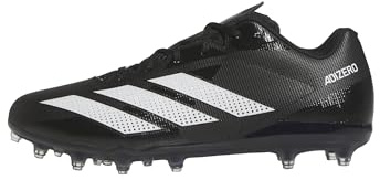 Adidas Men's Adizero Electric.2 American Football Sneaker, Black/White/Black, 14.5 UK