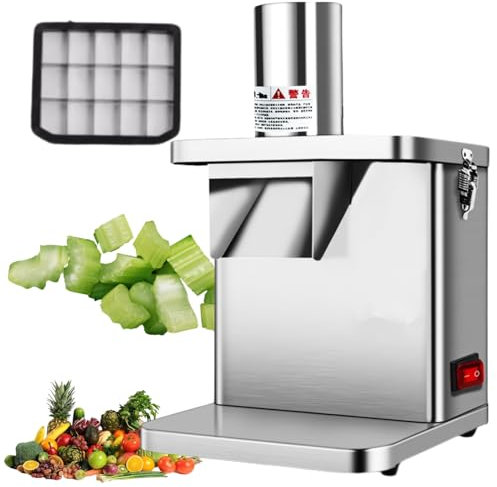 LFfwynog Picadora de Cocina, trituradora eléctrica Profesional de 250 W, máquina de Ensalada eléctrica para Frutas, Verduras, quesos, ensaladora para Uso doméstico en la Cocina,15 * 20mm