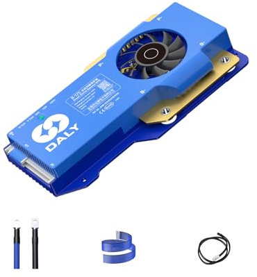 DALY BMS 48V 250A – 1A Active Balance Batteriemanagementsystem, integriertes Bluetooth für 16S LifePO4 Akkupack – ideal für Elektrofahrzeuge, Solarenergiesysteme, langsame Fahrzeuge und mehr
