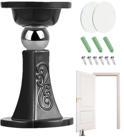 Fermaporta Magnetico - Calzo Da Pavimento Adesivo Per Interni - Ammortizzatore e Paraurti | per Cucina Ingresso Casa Camera Camera Da Garage Appartamento Hotel
