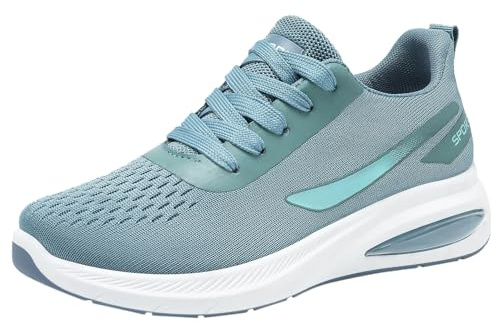 Chaussures de sport pour femme - Chaussures de course pour femme - Chaussures de marche d'été confortables - Respirantes - Chaussures pieds nus - Chaussures légères - Chaussures de jogging