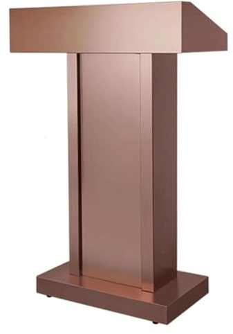 JIANSMZ Lecture Pulpit,Heavy Duty Podium Stainless Steel Lecterns Stylish Modern Pulpits Well Designed Podium Stand Edge Guard Podium Widely Used