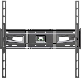 Meliconi CME ES400 - Supporto tv fisso da parete per TV a schermo piatto da 40’’a 55’’, VESA 200-300-400, nero, Made in Italy
