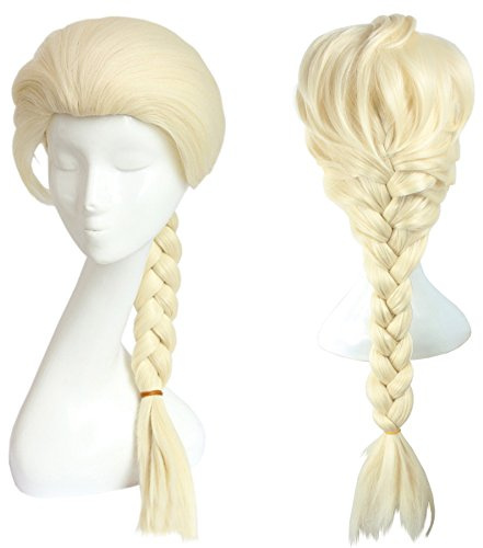 Cosplay Perücke für Eiskönigin Fans | Prinzessinnen Wig von Elsa | Blond
