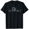 Boule Kugel Herzfrequenz Puls Petanque T-Shirt