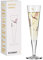 RITZENHOFF 1071015 Champagnerglas 200 ml - Serie Goldnacht Nr. 15 - Edles Designerstück mit Echt-Gold - Made in Germany