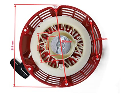 HOLZER Reversierstarter für 13 PS Benzinmotoren/Zugstarter Seilzugstarter Motorstarter Handstarter Handzugstarter